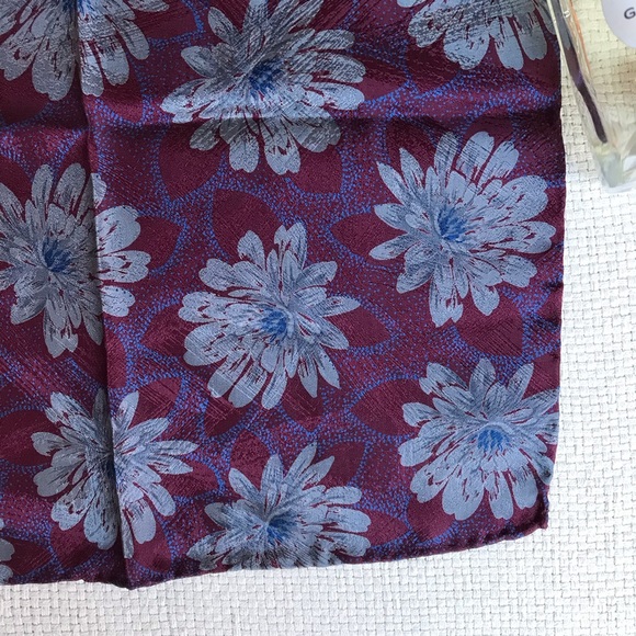 Ermenegildo Zegna Men Handkerchief Silk Square - Made in Italy - Picture 2 of 3